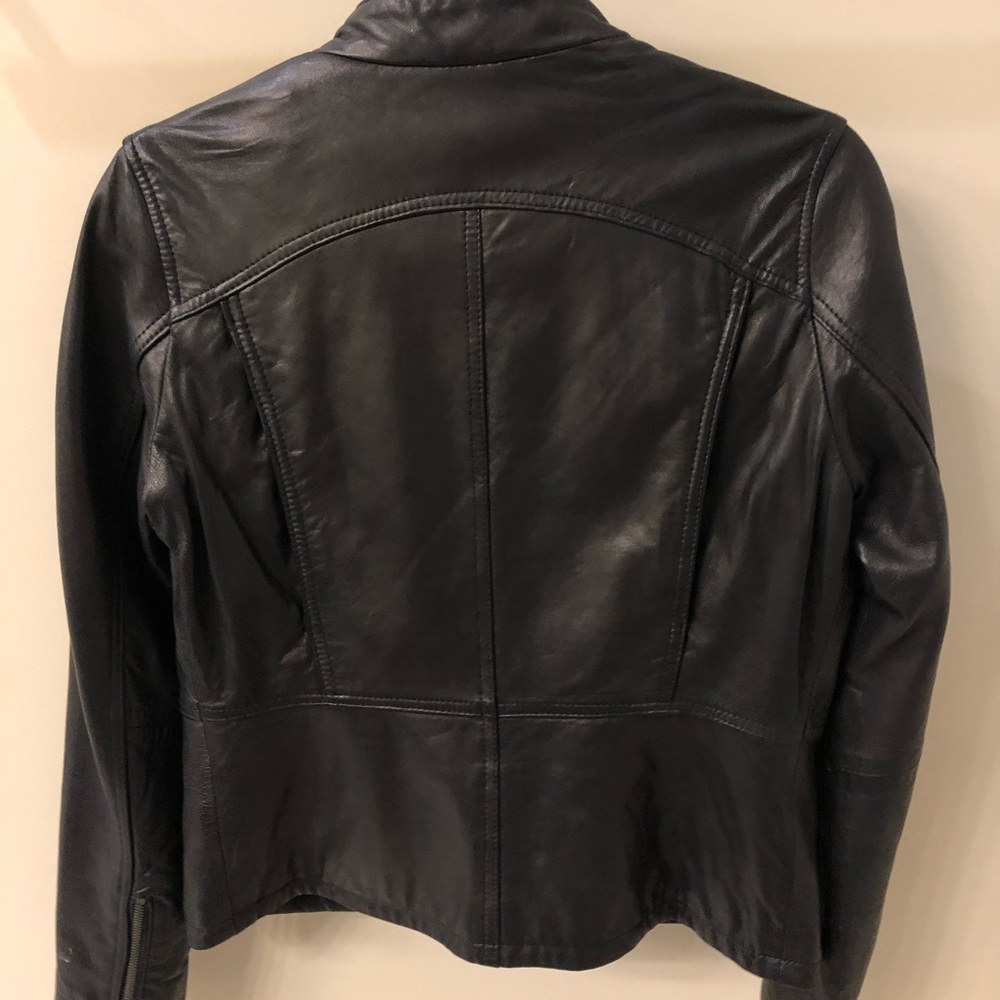 Calvin Klein Leather jacket, small, black - Picture 2 of 3